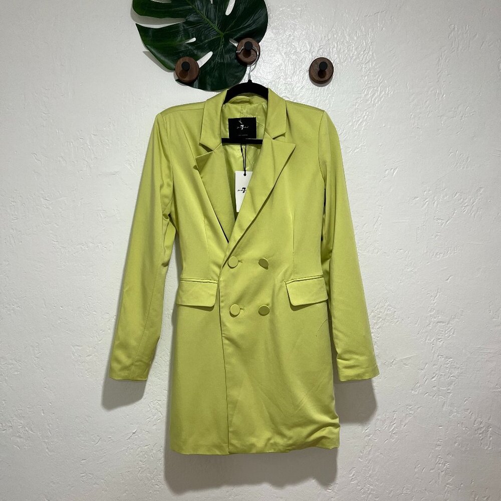 NWT | 7forallmankind Lime Green Blazer - Size XS